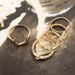 New Popular Sweet And Cute Moon Diamond Ring Set_ipsvogv.com