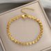 Gold Titanium Steel Phoenix Tail Bracelet, Simple Women's Style, Fashionable Gift For Girlfriend With Accessories_ipsvogv.com