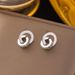 Roman Double Ring Necklace, Women's Titanium Steel Full Diamond Collarbone Chain, Fashionable, Versatile, High-end And_ipsvogv.com