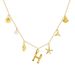 Fashion Retro Beach Conch Shell Pendant Necklace O Chain 26 Letter Pendant Necklace_ipsvogv.com