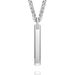 Simple trendy brand men's temperament literary style tungsten steel pendant hip hop light luxury tungsten gold necklace_ipsvogv.com
