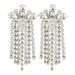 Full Of Diamond Tassel Ear Clips, Shiny Rhinestone Earrings Accessories For European And American Party Parties Earrings_ipsvogv.com