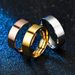Light Luxury And Minimalist 6mm Plain Titanium Steel For Women's Fashionable Men's Ring Accessories_ipsvogv.com
