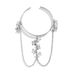 Jewelry Simple And Versatile Street Racket Opening Hand Decoration Shell Butterfly Tassel Chain Pendant Arm Bracelet_ipsvogv.com