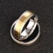 Korean Version Popular Versatile Titanium Steel For Men's Two Tone Ring, Light Luxury And Niche Couple Ring_ipsvogv.com