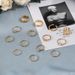 Hot Selling Jewelry, Fashionable And Caring Butterfly With Diamond Joint 14 Piece Set Ring_ipsvogv.com
