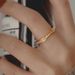 Women's ring diamond diamond titanium steel ring tide match not fade ring_ipsvogv.com