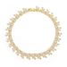 New Hip-hop Full Diamond Cuban Chain, 8-line Pig Nose Necklace, Coffee Lentil Irregular Men's Neck Chain_ipsvogv.com