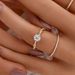 S925 Sterling Silver Ring For Women, Light Luxury Fashion, Full Diamond Inlaid Winding Wave Row Diamond Style Ring_ipsvogv.com