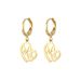 Gold Color Heart Letters MOM Drop Earrings For Women Stainless Steel Romantic Fashion Ear Dangle Earring Jewelry Gifts_ipsvogv.com