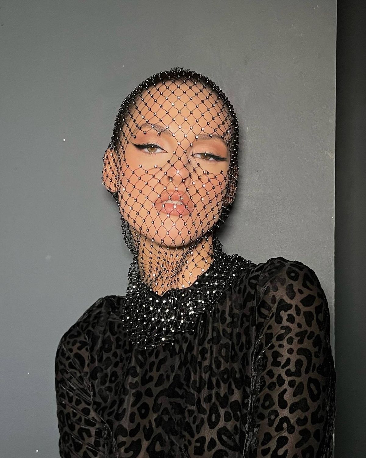 Accessories headgear mesh diamond fishing net head cover fashion trend music party fishing net hat_ipsvogv.com