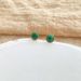 Small natural stone earrings, brass plated with K real gold, high grade turquoise earrings, freshwater pearl earrings_ipsvogv.com