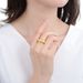 New Color Preserving Personality Simple Temperament Crescent Ring Opening Adjustable Men's And Women's Ring Hand Jewelry_ipsvogv.com