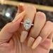 Cao Shi's Horse Eye Shaped Elliptical Zircon Inlaid With Instagram Style Ring For Women's Wedding Ceremony_ipsvogv.com