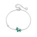 Wheel Little Green Malachite Horse Pendant Necklace Jewelry Female S925 Sterling Silver_ipsvogv.com