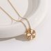 New Love Four Leaf Grass Necklace Women's Design Sense A Multi wearing Magnetic Fritillaria Pendant Versatile Collar_ipsvogv.com