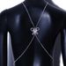 jewelry sexy butterfly rhinestone Back chain cross wedding full diamond body chain Back chain_ipsvogv.com