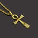Hip Hop Street Egyptian Anhe Diamond Set Key Pendant Necklace Nightclub Men's and Women's Jewelry_ipsvogv.com