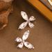 Hot Selling Fashionable Diamond Inlaid Zircon Butterfly With Feminine Temperament, Simple And High-end Silver Needle_ipsvogv.com