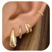 Women’s Jewelry Set Fashion Hot Sale Real Gold Brass Electroplating Fashionable And Simple Micro Inlaid Zircon Earrings Temperament Versatile Earrings_ipsvogv.com
