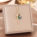 Butterfly Studded Diamond Titanium Steel Necklace For Women, With A High-end Feel And Timeless Fashion. Versatile_ipsvogv.com