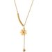 Little Daisy Necklace, Female Titanium Steel, Colorless And Cool Style, Celebrity Tassels, Exquisite Collar Chain,_ipsvogv.com