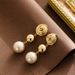 Fashionable Ethnic Style Pearl Pendant, Long Tassel Earrings, Niche, Light Luxury, High-end Silver Needle Earrings_ipsvogv.com