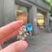 Zhuang Shengsheng Jewelry Korean Edition Ins Trendy Fashion Simulation Topa Blue Ring Main Stone 10 * 12_ipsvogv.com