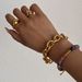 Women's Jewelry Fashion Retro Style INS Titanium Steel Winding Thick Thread OT Buckle Necklace Set_ipsvogv.com