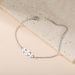 Cut Titanium Polished Four Leaf Clover Pendant Fashion Commuter Bohemian Style Stainless Steel Charm Bracelet_ipsvogv.com