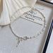 French Bowknot Ribbon Necklace Niche Design Ballet Style Sweet Clavicle Chain Light Luxury High-end Feel_ipsvogv.com