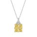 atmospheric Fashion Brilliant Colored Gemstone Pendant Female S925 Silver Ice Flower Cut High Carbon Diamond Clavicle Pendant_ipsvogv.com