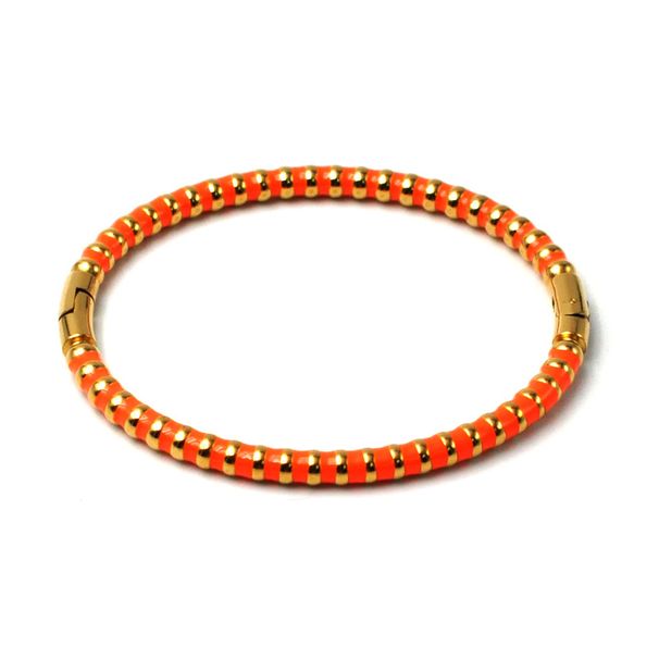 Jewelry & Accessories New Simple 5MM Geometric Men And Women Personality Bracelet Multi Color Buckle Stainless Steel Bracelet_ipsvogv.com