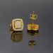 Classic square hip-hop zircon for men, simple luxurious sugar earrings and ear accessories_ipsvogv.com