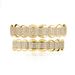 Men And Women's Jewelry 8-Tooth Full Zirconia Side Smooth Hip Hop Teeth Grillz For Rappers And Music Lovers - Gold And Silver Options_ipsvogv.com