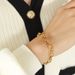 New Ins Simple Loop Interlocking For Women, Light , High End, Versatile Gold Titanium Steel Bracelet Jewelry_ipsvogv.com
