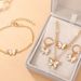 Children's necklace creative pearl butterfly girl jewelry bracelet girl oil drop accessories ring earrings_ipsvogv.com