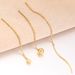 stainless Ear Wire Titanium Steel Women's Side Box Earring Cross Chain DIY Jewelry Accessories_ipsvogv.com