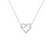 S925 Sterling Silver Necklace For Women, Versatile Temperament, 8 Shaped Heart Shaped, Sweet, Full Of Diamonds, Flashing, Ins Style Clavicle Chain_ipsvogv.com