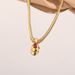Meichen New Fashionable Spherical Crystal Pendant Necklace Titanium Steel Women's Chain Network Red Neckchain_ipsvogv.com