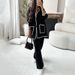 Women's suit autumn new fashion casual loose solid color two-piece set_ipsvogv.com