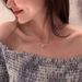 3D Inlaid Ribbon Knot Clavicle Luo Ying Same Style Bow Sweater Chain Design Sense Necklace Female Best Friend Gift_ipsvogv.com