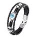 Hot selling multi-layer bead devil's eye bracelet, buckle leather bracelet_ipsvogv.com