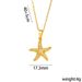 A Micro Inlaid Zirconia Sea Summer Star Pearl Pendant With Full Diamond, Titanium Steel Women's Collarbone Chain Jewelry_ipsvogv.com