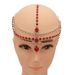 Retro Bohemian hair accessories bridal headdresses inlaid with diamond eyebrow pendant hair chain_ipsvogv.com