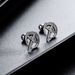 Star Cross Earrings Men, New High-end Design, Exquisite Zircon Inlaid Earrings, Versatile Accessories For Women's_ipsvogv.com