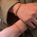 Women's Jewelry Heart Shaped Zircon Tennis Chain Bracelet Electroplated Gold Popular Ladies Bracelet Jewelry_ipsvogv.com