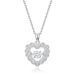 smart Love Moissanite Pendant S925 Silver Inlaid Brilliant Moissanite Clavicle Pendant Light Luxury Fashion_ipsvogv.com