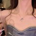 Titanium Steel Non-Fading Korean Style Ribbon Bowknot Necklace Pendant Summer High-End Clavicle Chain Light Luxury Sweet Versatile_ipsvogv.com