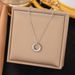 Internet Cold Style Chain Simple Korean Versatile Internet Celebrity Accessory Ring Collarbone Necklace For Women_ipsvogv.com